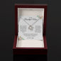 My Beautiful Mom| From Daughter| I Love You| Love Knot Necklace