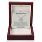 To My Amazing Mom- I love you | Your Son- Love Knot Necklace