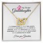 My Beautiful Granddaughter | Interlocking Hearts necklace