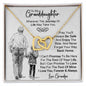 To My Granddaughter| Interlocking Hearts necklace