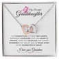 My Beautiful Granddaughter | Interlocking Hearts necklace