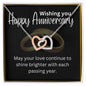 Shining Love Anniversary Necklace - A Gift to Celebrate the Love that Keeps Growing Stronger