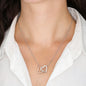 To My Granddaughter| Interlocking Hearts necklace