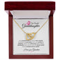 My Beautiful Granddaughter | Interlocking Hearts necklace