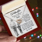 To My Granddaughter| Interlocking Hearts necklace