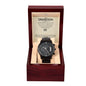 To My Grandson| You Are Amazing| Black Chronograph Watch