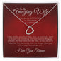 To My Amazing Wife | Delicate Heart Necklace