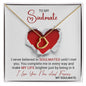 To My Soulmate| sterling Silver Dipped in 14k White/18k yellow gold