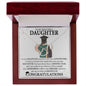 "Beautiful Daughter"| Graduation Gift| Celebrate Her Achievements and Success| Delicate Heart Necklace