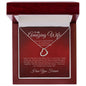 To My Amazing Wife | Delicate Heart Necklace