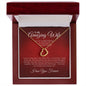 To My Amazing Wife | Delicate Heart Necklace