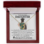 "Beautiful Daughter"| Graduation Gift| Celebrate Her Achievements and Success| Delicate Heart Necklace