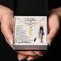 "To My Daughter" | So Proud of You | Graduation| Personalized Vertical Name Necklace