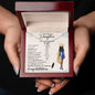"To My Daughter" | So Proud of You | Graduation| Personalized Vertical Name Necklace
