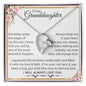 To My Granddaughter | Always Love You| Forever Love Necklace