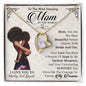 The Most Amazing Mom in The World- I Love You to Infinity and Beyond| Forever Love Necklace