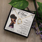 The Most Amazing Mom in The World- I Love You to Infinity and Beyond| Forever Love Necklace
