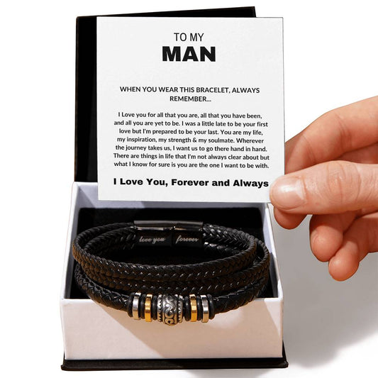 To My Man | I Love You Forever Bracelet