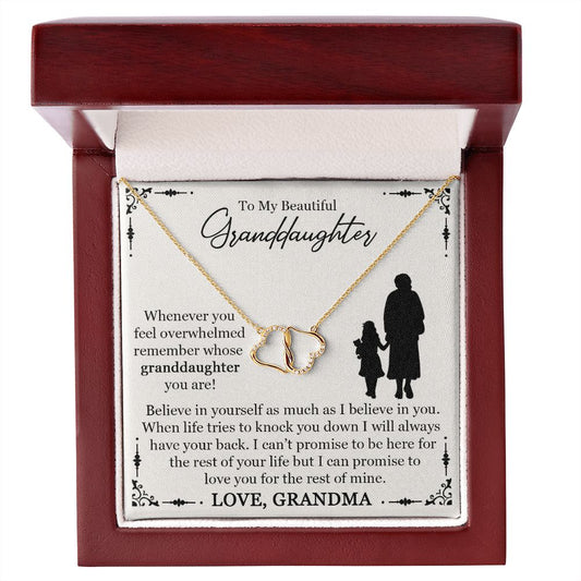 My Beautiful Granddaughter| Everlasting Love| 10k Solid Gold