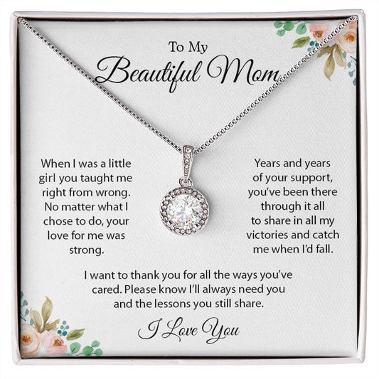 My Beautiful Mom| Eternal Hope Necklace