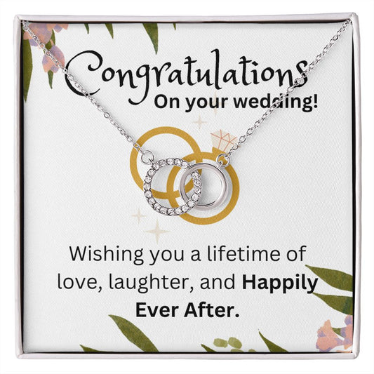 Interlocking Love Necklace Ring - A Wedding Gift for Forever Love and Happiness