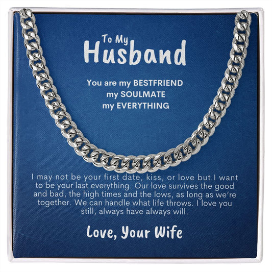 To My Husband| - Cuban Link Chain