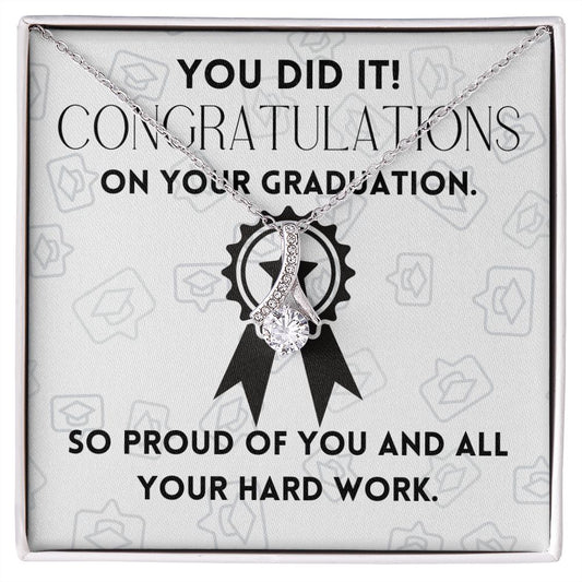 Congratulations Graduation Necklace | A Gift to Celebrate Your Achievements and Success