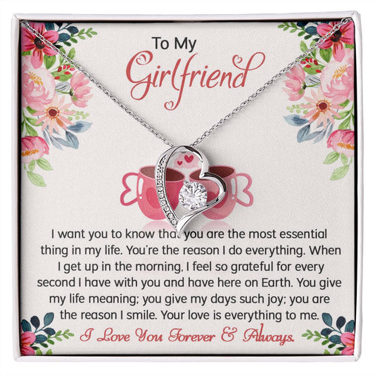 To My Girlfriend| Forever Love Necklace